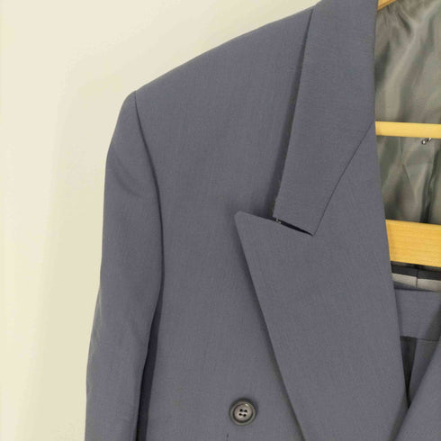 LEMERE NEW WOOL ダブルブレスト テーラードジャケット 2タック スラックス パンツ セットアップ メンズ