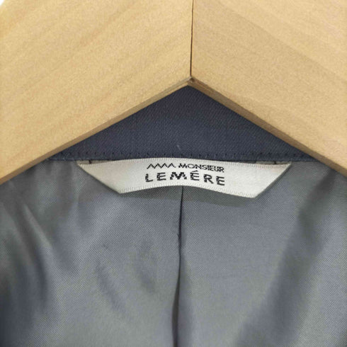 LEMERE NEW WOOL ダブルブレスト テーラードジャケット 2タック スラックス パンツ セットアップ メンズ