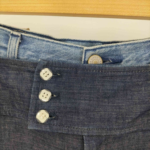 Rebuild Docking Layered 2Tone Denim Pants リビルド ドッキング レイヤード 2トーン デニムパンツ メンズ 40