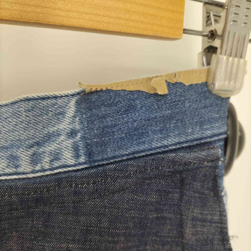 Rebuild Docking Layered 2Tone Denim Pants リビルド ドッキング レイヤード 2トーン デニムパンツ メンズ 40