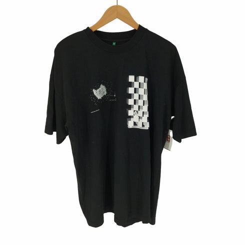 アート HOW HIGT THE MOON 両面プリント S/S Tシャツ メンズ import:XL