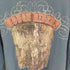 90-00S Hanes ボディ 2枚タグ ラインストーン ROUGH RIDERS プリント スウェット メンズ import:XL