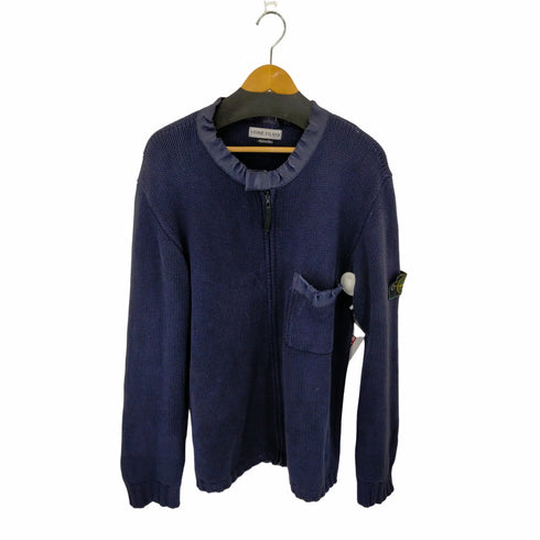 ストーンアイランド STONE ISLAND 01SS MADE IN ITALY グリーンエッジ コットンジップニット メンズ import:XL