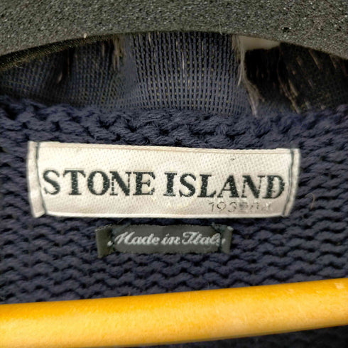 ストーンアイランド STONE ISLAND 01SS MADE IN ITALY グリーンエッジ コットンジップニット メンズ import:XL