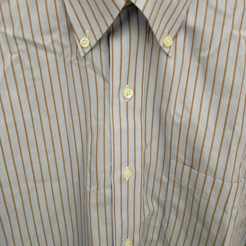 ブルックスブラザーズ BROOKS BROTHERS ストライプ柄ボタンダウンシャツ メンズ 15-31