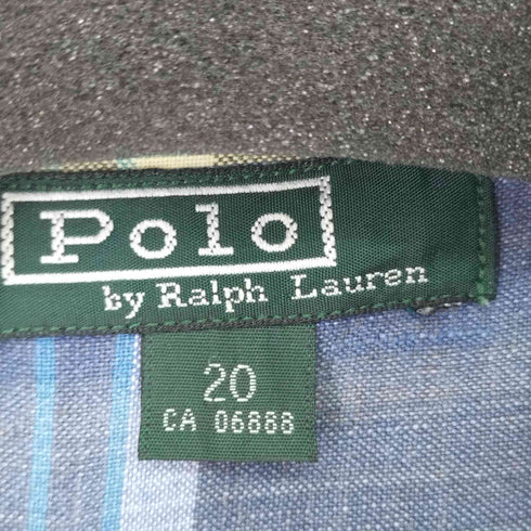 ポロバイラルフローレン Polo by RALPH LAUREN スモールポニー刺繍 BD S/S チェックシャツ メンズ 20