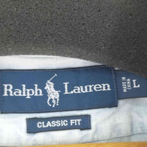 ラルフローレン RALPH LAUREN CLASSIC FIT スモールポニー刺繍 BD L/S デニムシャツ メンズ import:L