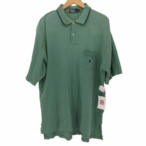 ポロバイラルフローレン Polo by RALPH LAUREN 90-00s ポニー 刺繍 S/S ポロシャツ メンズ import:XL