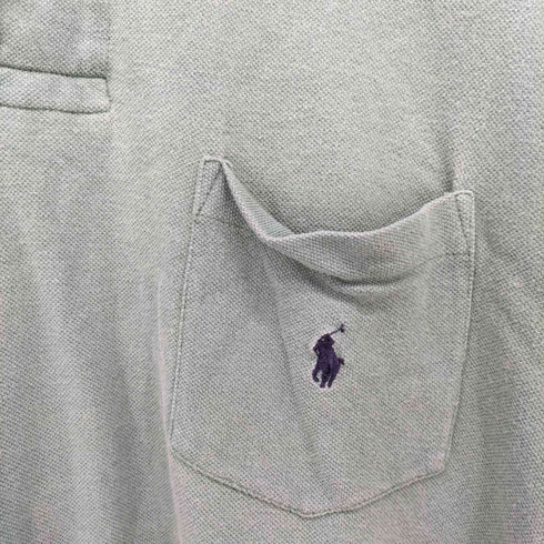 ポロバイラルフローレン Polo by RALPH LAUREN 90-00s ポニー 刺繍 S/S ポロシャツ メンズ import:XL