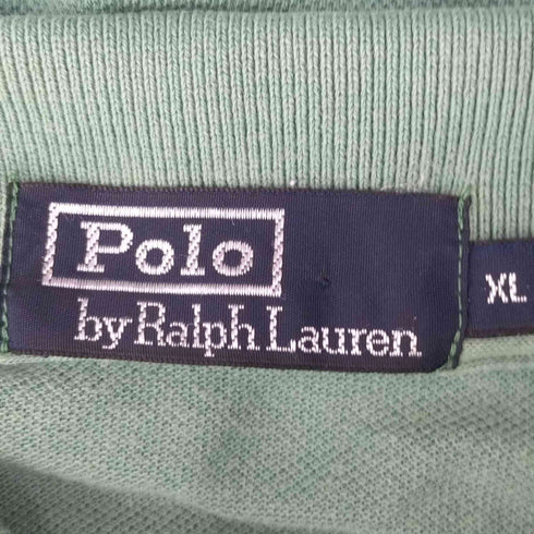 ポロバイラルフローレン Polo by RALPH LAUREN 90-00s ポニー 刺繍 S/S ポロシャツ メンズ import:XL