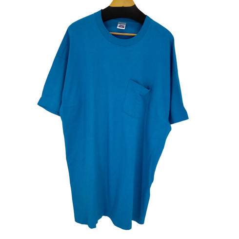 BVD 90s USA製 シングルステッチ コットンポケットS/S TEE オーバーサイズ XXXL プレーン 無地 メンズ XXXL