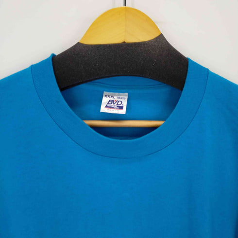 BVD 90s USA製 シングルステッチ コットンポケットS/S TEE オーバーサイズ XXXL プレーン 無地 メンズ XXXL