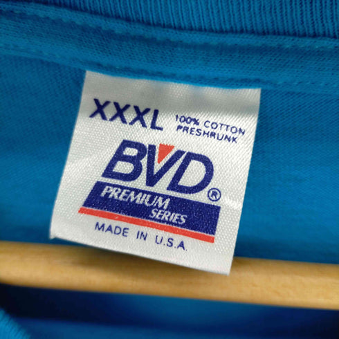 BVD 90s USA製 シングルステッチ コットンポケットS/S TEE オーバーサイズ XXXL プレーン 無地 メンズ XXXL