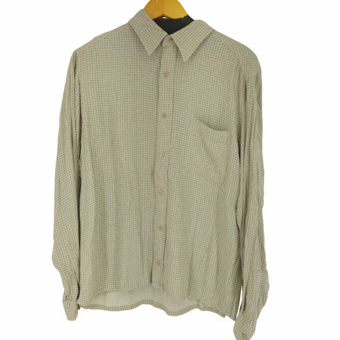 クレイボーン Claiborne 総柄 レーヨン L/S シャツ メンズ import:L
