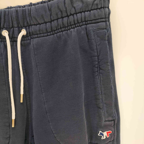 メゾンキツネ MAISON KITSUNE メゾンキツネ トリコロール フォックス パッチ クラシック ジョグパンツ メンズ XXS