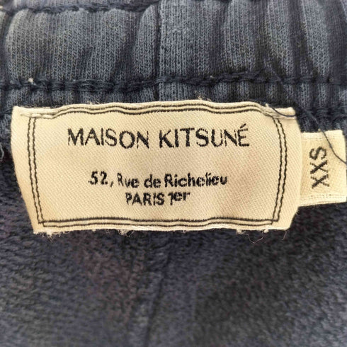 メゾンキツネ MAISON KITSUNE メゾンキツネ トリコロール フォックス パッチ クラシック ジョグパンツ メンズ XXS