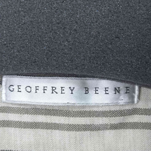 ジェフリービーン GEOFFREY BEENE S/S リネン混ストライプシャツ メンズ import:M