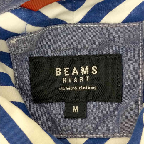 ビームスハート BEAMS HEART ストライプ ボタンダウンシャツ メンズ JPN:M