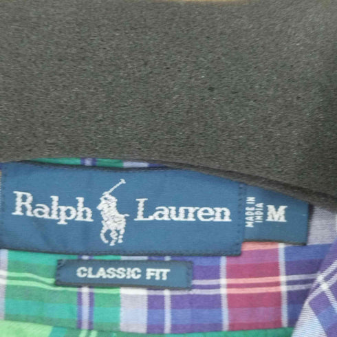 ラルフローレン RALPH LAUREN CLASSIC FIT スモールポニー刺しゅう BD S/S シャツ メンズ import:M