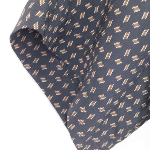 クレイボーン Claiborne 総柄 シルク100 S/S シャツ メンズ import:M