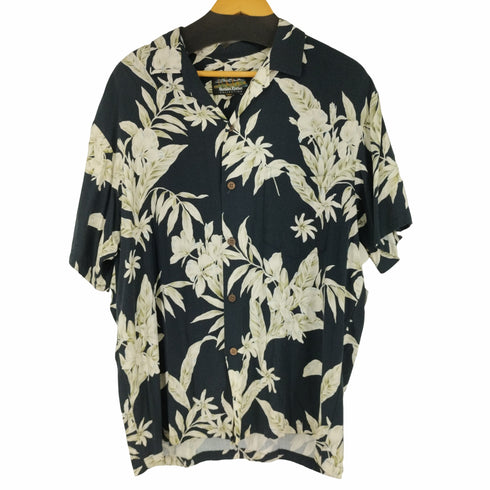ハワイアンリザーブ HAWAIIAN RESERVE 花柄 開襟レーヨン S/S シャツ メンズ JPN:M