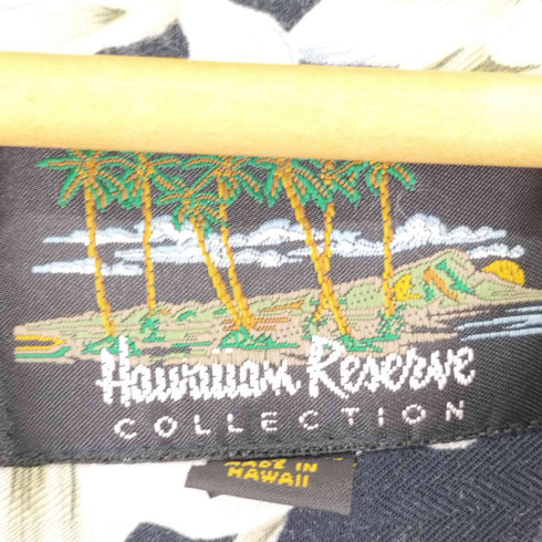 ハワイアンリザーブ HAWAIIAN RESERVE 花柄 開襟レーヨン S/S シャツ メンズ JPN:M