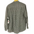フルギ BRUNO バンドカラー L/S ギンガムチェックシャツ リネンレーヨン メンズ import:M