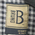 フルギ BRUNO バンドカラー L/S ギンガムチェックシャツ リネンレーヨン メンズ import:M