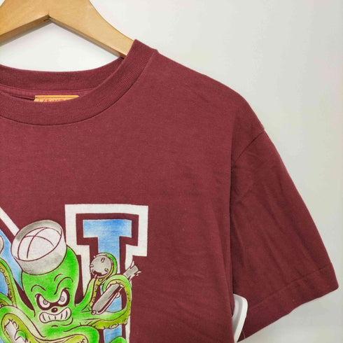 フェローズ PHERROWS NCDU-ATB オクトパスプリント 半袖Tシャツ メンズ M