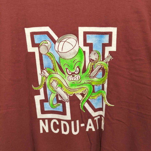 フェローズ PHERROWS NCDU-ATB オクトパスプリント 半袖Tシャツ メンズ M