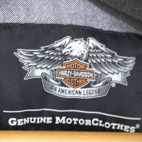 ハーレーダビッドソン HARLEY-DAVIDSON エポレット S/S チェックシャツ メンズ import:M