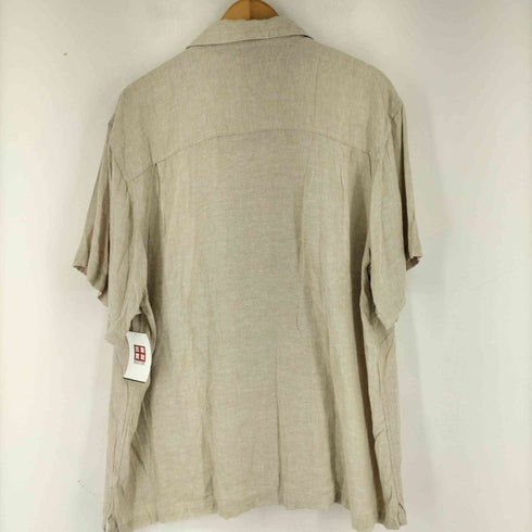 フルギ SADDLEBRED 開襟 リネンレーヨン S/S シャツ メンズ import:XXL