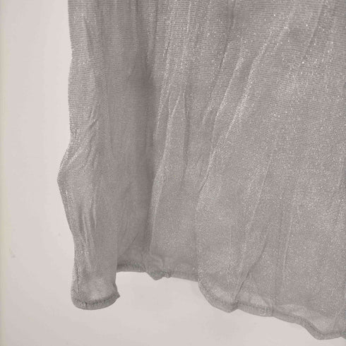 ザラ ZARA TULLE TOP WITH SILVER レディース import:M