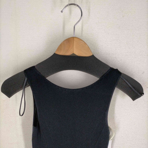 ユニクロ UNIQLO 3Dニットリブワンピース ノースリーブ レディース JPN:S