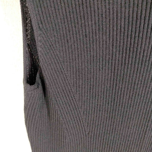 ユニクロ UNIQLO 3Dニットリブワンピース ノースリーブ レディース JPN:S