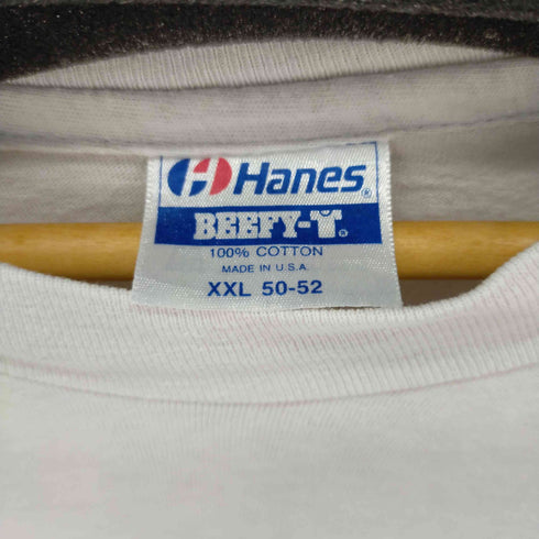 ハーレーダヴィットソン HARLEY DAVIDSON 80S USA製 モーターサイクル レーシング シングルステッチ PRINT S/S TEE BEEFY-T オーバーサイズ バイカー メンズ JPN:XXL
