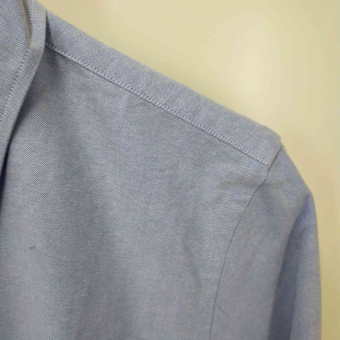 ブルックスブラザーズ BROOKS BROTHERS ロゴ刺繍 ロングスリーブ ボタンダウンシャツ メンズ import:S