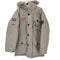 エレッセ ellesse ファーフード ロゴワッペン ダウンジャケット メンズ import:L
