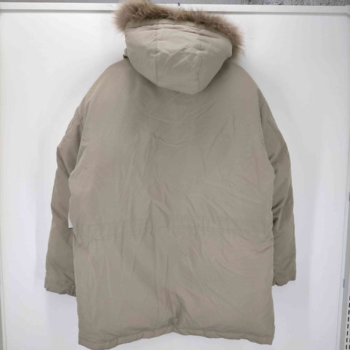 エレッセ ellesse ファーフード ロゴワッペン ダウンジャケット メンズ import:L