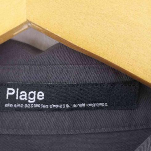 プラージュ PLAGE 23SS douce cotton wash シャツ レディース
