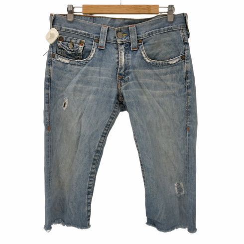 トゥルーレリジョン TRUE RELIGION JOEY カットオフ デニムパンツ メンズ US:32-33