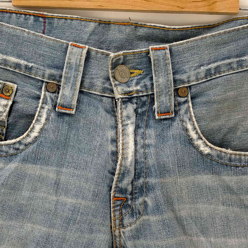トゥルーレリジョン TRUE RELIGION JOEY カットオフ デニムパンツ メンズ US:32-33