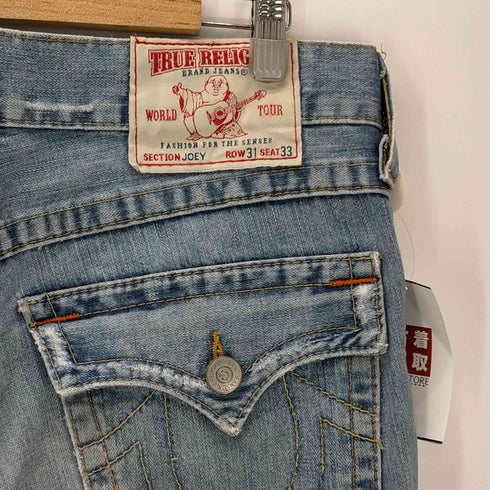トゥルーレリジョン TRUE RELIGION JOEY カットオフ デニムパンツ メンズ US:32-33