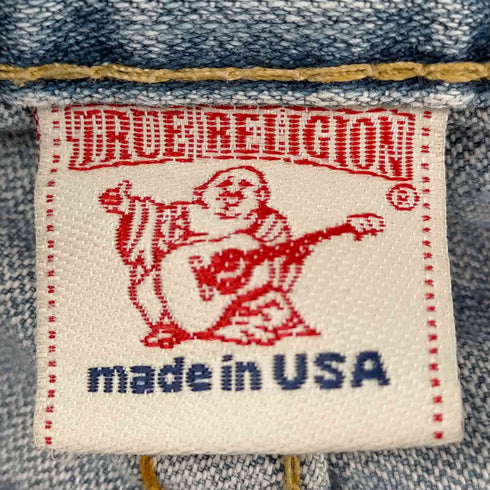 トゥルーレリジョン TRUE RELIGION JOEY カットオフ デニムパンツ メンズ US:32-33