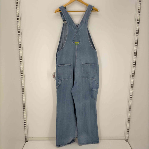 WORK HOUSE 刺繍タグ OLD デニムオーバーオール メンズ 38 32