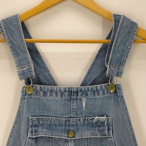 WORK HOUSE 刺繍タグ OLD デニムオーバーオール メンズ 38 32