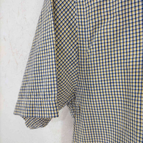 ラルフローレン RALPH LAUREN 90-00s BLAIRE スモールポニー刺繍 ボタンダウンチェックS/Sシャツ メンズ import:S