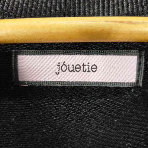 ジュエティ jouetie 薔薇刺繍ウォッシュド加工スウェットプルオーバー レディース JPN:M