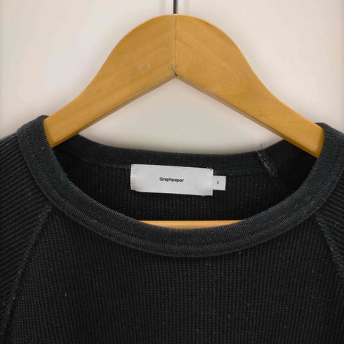 グラフペーパー Graphpaper Waffle L/S Crew Neck Tee メンズ JPN:2