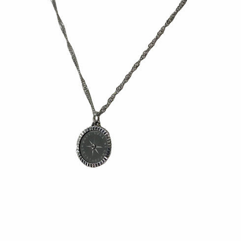 エスカマジー SCOMMAG コンパス ロングネックレス Look at the invisible part レディース ONE SIZE